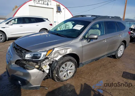 2016 Subaru Outback 2.5I Premium из США, поврежденный, VIN 4S4BSACC2G3263237